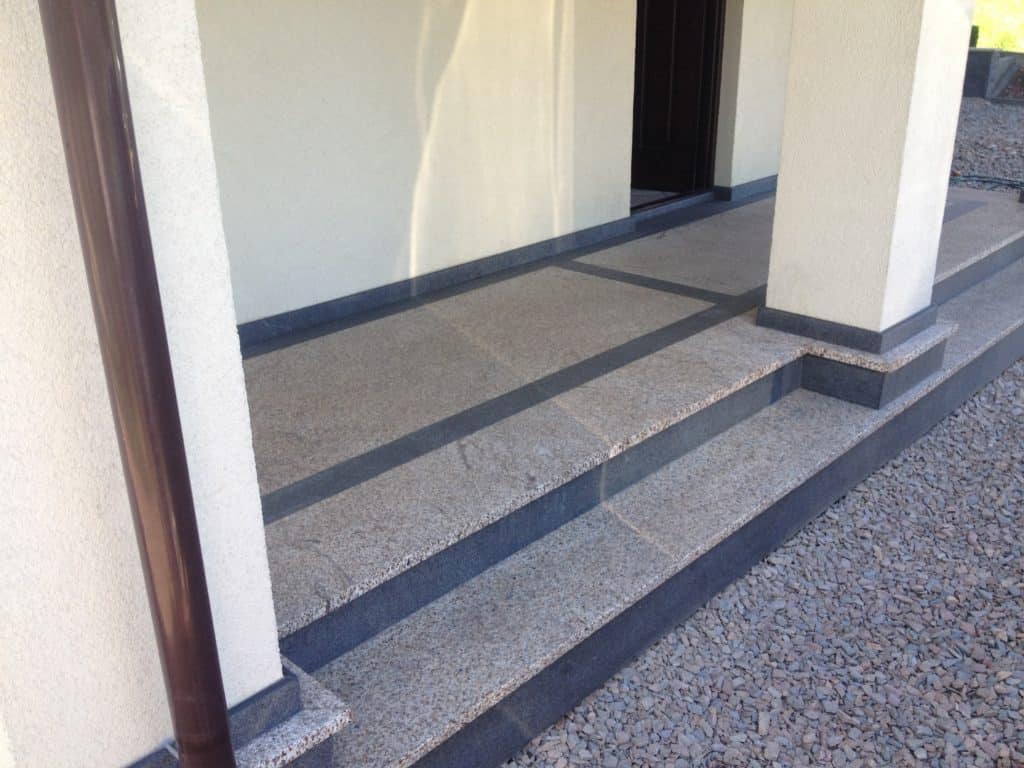schody z granityu zewnętrzne
